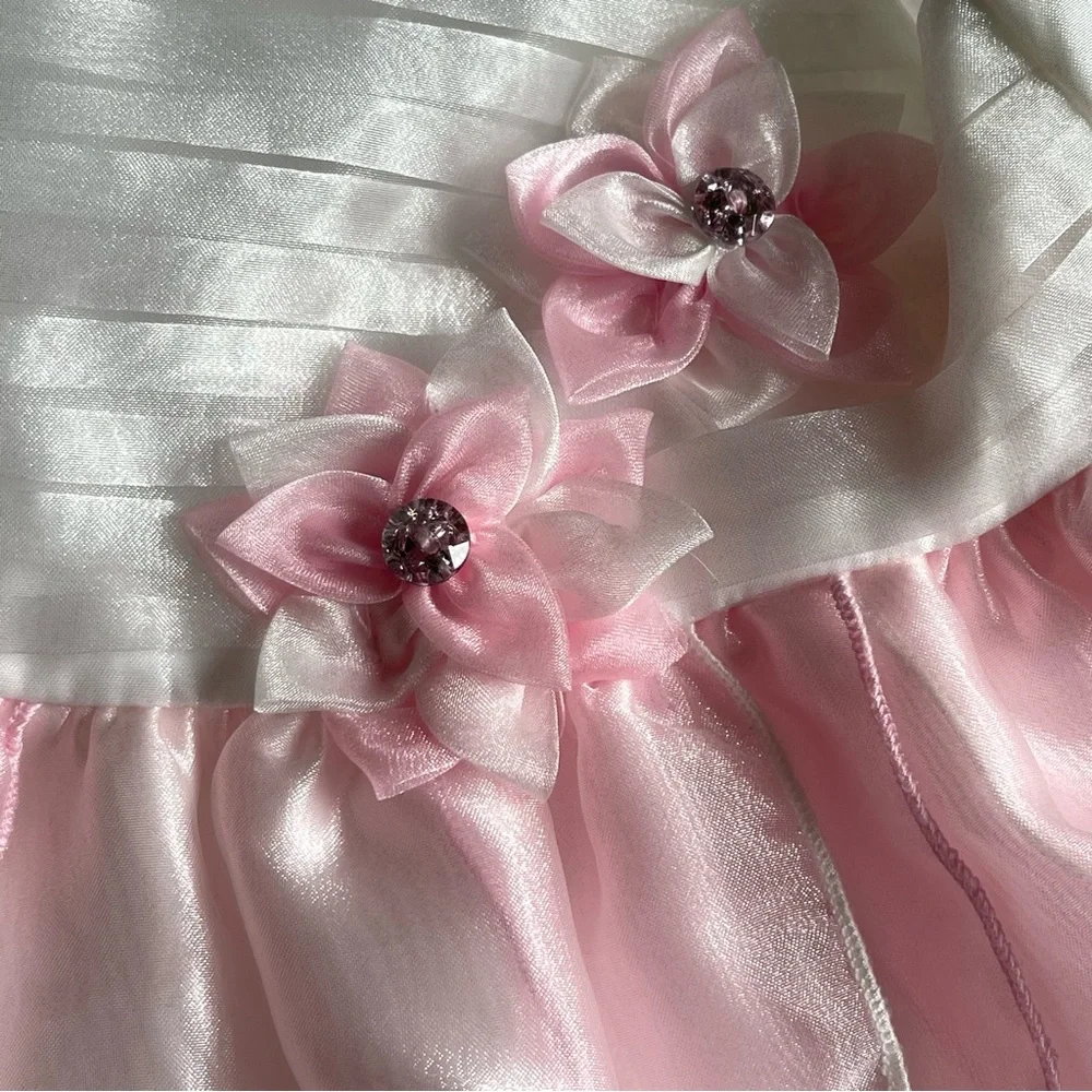 baby grand signature Girls Dress 4T Sleeveless Pink - Picture 5 of 7